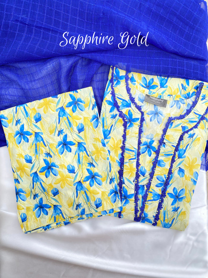 Sapphire gold
