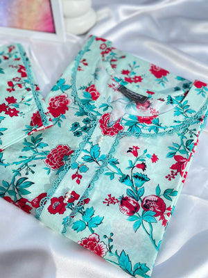 Aqua Rosette