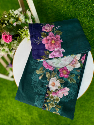 Blush Leaf - Khaddar 2 Piece